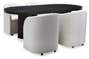 Rowanbeck Dining Table and 4 Chairs from Ashley - DMV Furniture