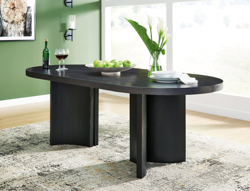 Rowanbeck Dining Table and 4 Chairs from Ashley - DMV Furniture