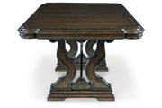 Maylee Dark Brown Dining Extension Table -  Ashley - DMV Furniture