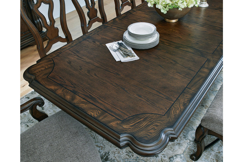 Maylee Dark Brown Dining Extension Table -  Ashley - DMV Furniture
