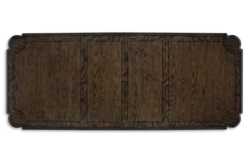Maylee Dark Brown Dining Extension Table -  Ashley - DMV Furniture