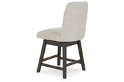 Burkhaus Dark Brown Counter Height Dining Table and 4 Barstools -  Ashley - DMV Furniture