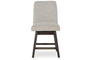 Burkhaus Dark Brown Counter Height Dining Table and 4 Barstools -  Ashley - DMV Furniture