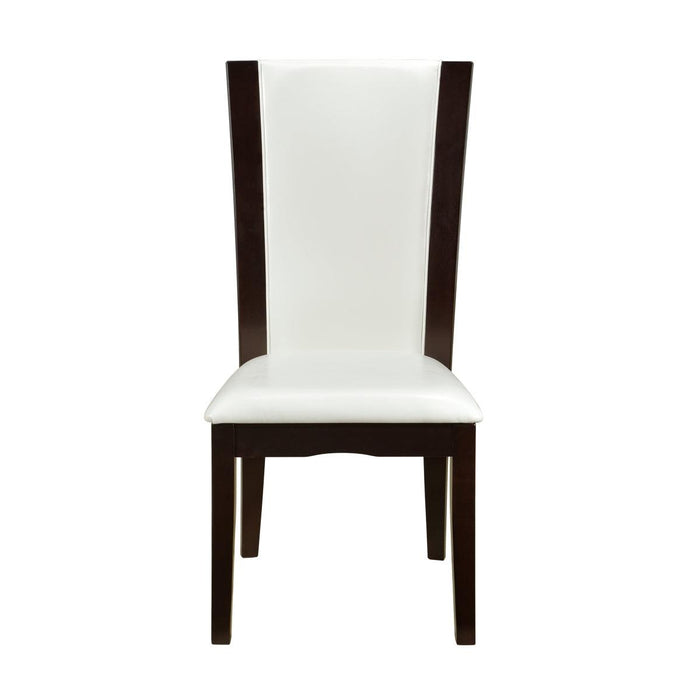 Daisy Rectangular Glass Top Dining Room Set In Espresso | Homelegance