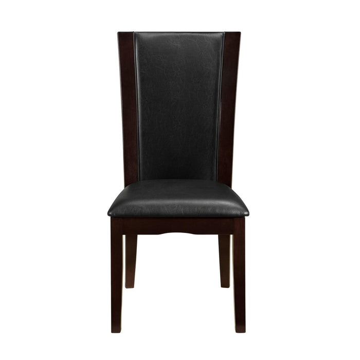 Daisy Rectangular Glass Top Dining Room Set In Espresso | Homelegance