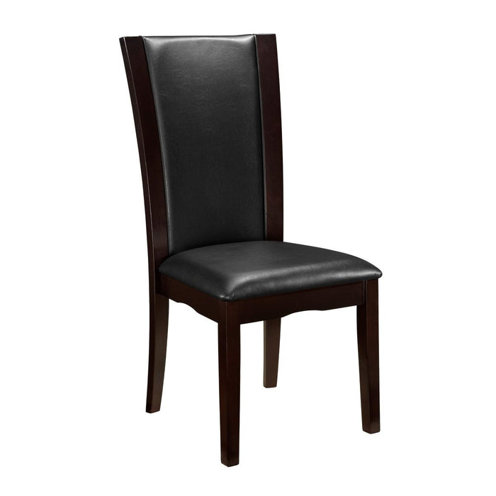 Daisy Rectangular Glass Top Dining Room Set In Espresso | Homelegance