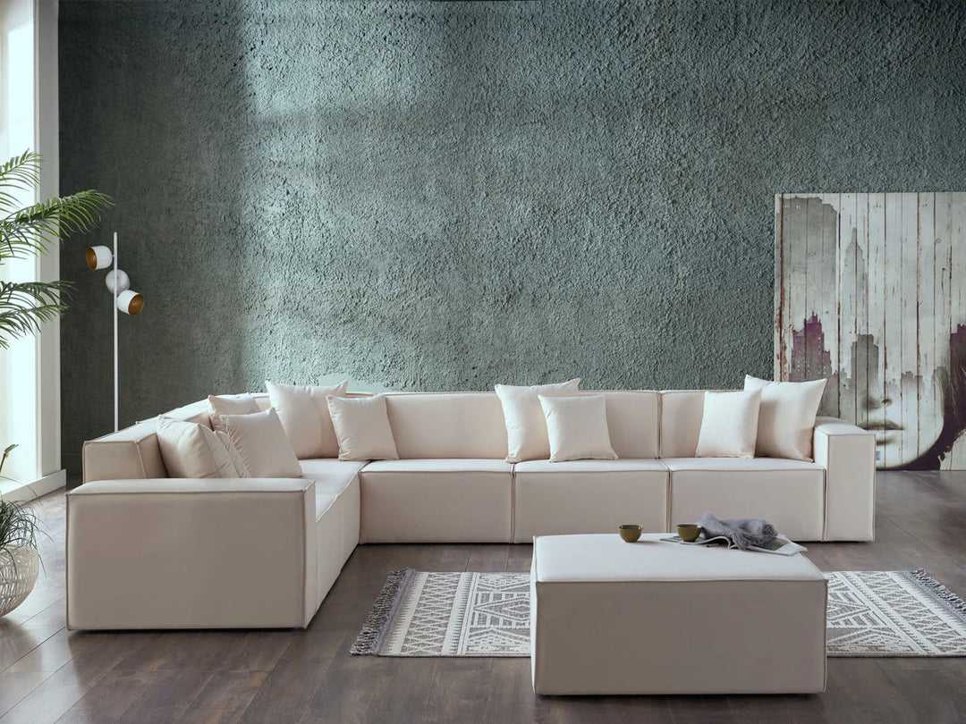 Daya Square Arm Modular Sectional