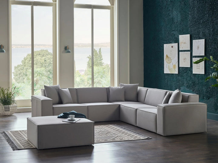 Daya Square Arm Modular Sectional