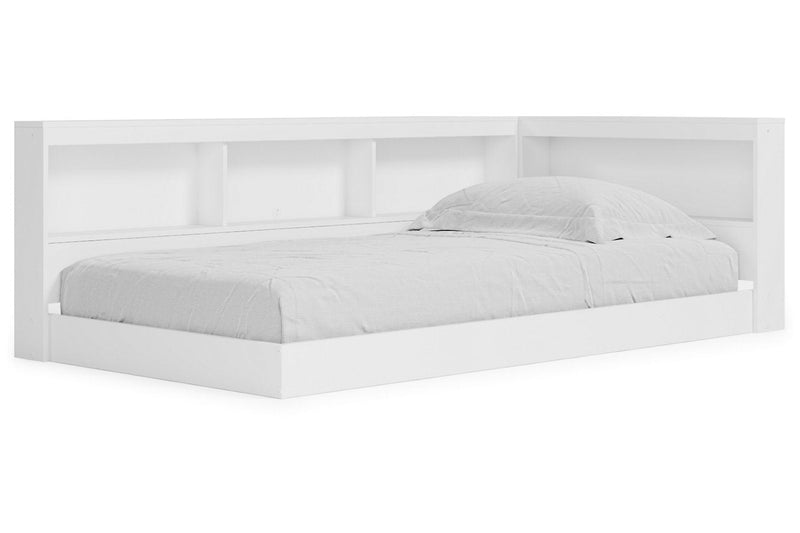 Piperton White Twin Bookcase Storage Bed from Ashley - DMV Furniture