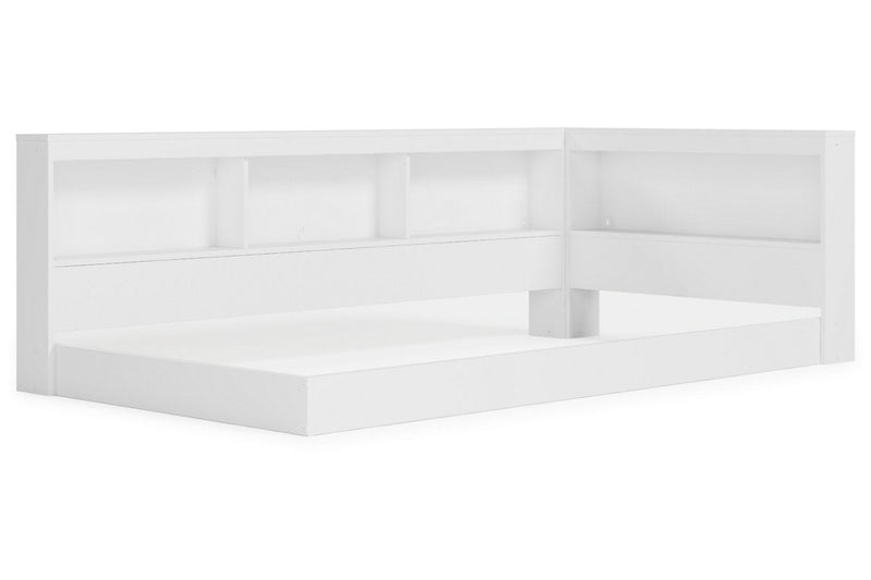 Piperton White Twin Bookcase Storage Bed from Ashley - DMV Furniture