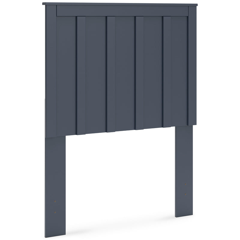 Simmenfort Navy Blue Twin Platform Bed from Ashley - DMV Furniture
