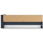 Simmenfort Navy Blue Twin Bookcase Corner Storage Bed from Ashley - DMV Furniture
