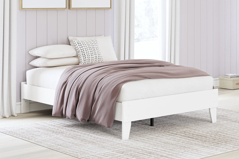 Hallityn White Youth Platform Bedroom Set from Ashley - DMV Furniture