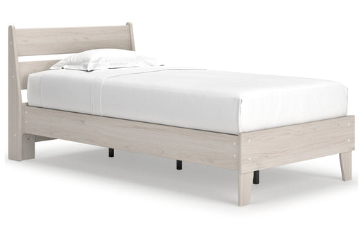 Socalle Natural Twin Panel Platform Bed from Ashley - DMV Furniture