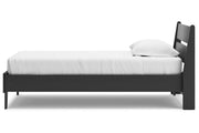Socalle Black Twin Panel Platform Bed from Ashley - DMV Furniture