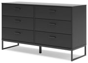 Socalle Twin Panel Platform Bed and Dresser from Ashley - DMV Furniture