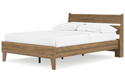 Deanlow Honey Full Platform Panel Bed from Ashley - DMV Furniture