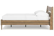 Deanlow Honey Full Platform Panel Bed from Ashley - DMV Furniture