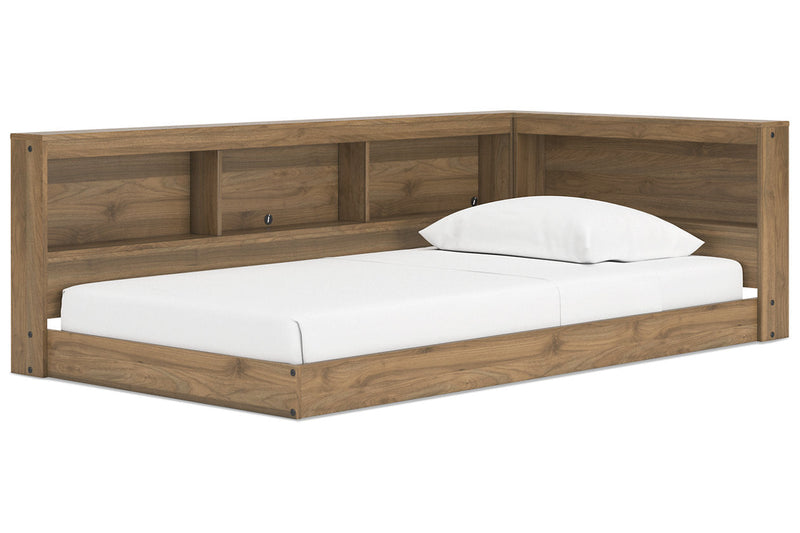 Deanlow Honey Twin Bookcase Storage Bed from Ashley - DMV Furniture
