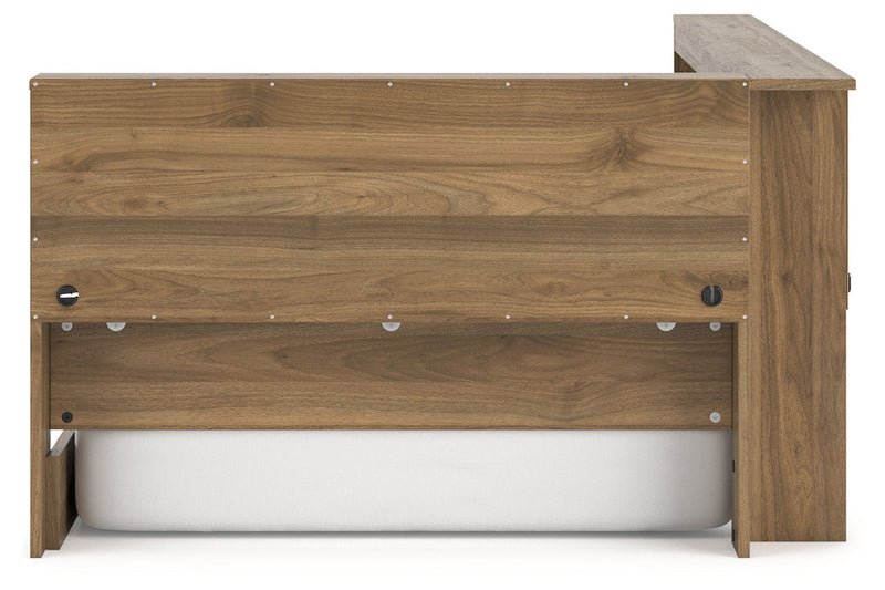Deanlow Honey Twin Bookcase Storage Bed from Ashley - DMV Furniture