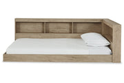 Oliah Natural Twin Bookcase Storage Bed from Ashley - DMV Furniture