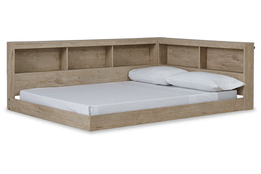 Oliah Natural Full Bookcase Storage Bed from Ashley - DMV Furniture