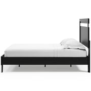 Finch Black Queen Panel Platform Bed with Dresser and Nightstand from Ashley - DMV Furniture