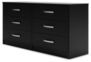 Finch Black Queen Panel Platform Bed with Dresser and Nightstand from Ashley - DMV Furniture