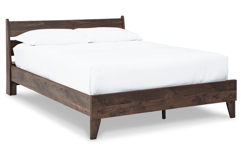Calverson Mocha Platform Bedroom Set from Ashley - DMV Furniture