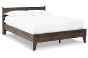 Calverson Mocha Platform Bedroom Set from Ashley - DMV Furniture