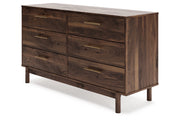 Calverson Mocha Platform Bedroom Set from Ashley - DMV Furniture