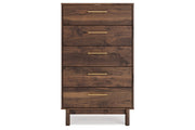 Calverson Mocha Platform Bedroom Set from Ashley - DMV Furniture