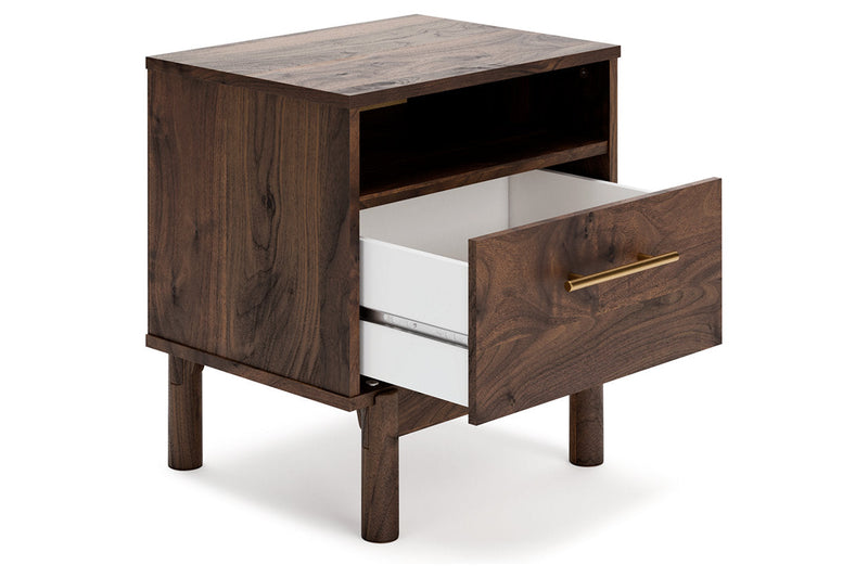 Calverson Mocha Platform Bedroom Set from Ashley - DMV Furniture
