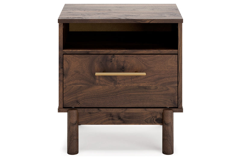 Calverson Mocha Platform Bedroom Set from Ashley - DMV Furniture
