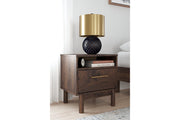 Calverson Mocha Platform Bedroom Set from Ashley - DMV Furniture