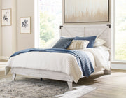 Shawburn Whitewash and Charcoal Gray Platform Bedroom Set from Ashley - DMV Furniture