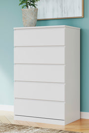 Onita White Youth One Side Storage Platform Bedroom Set from Ashley - DMV Furniture