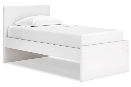 Onita White Twin Panel Platform Bed -  Ashley - DMV Furniture