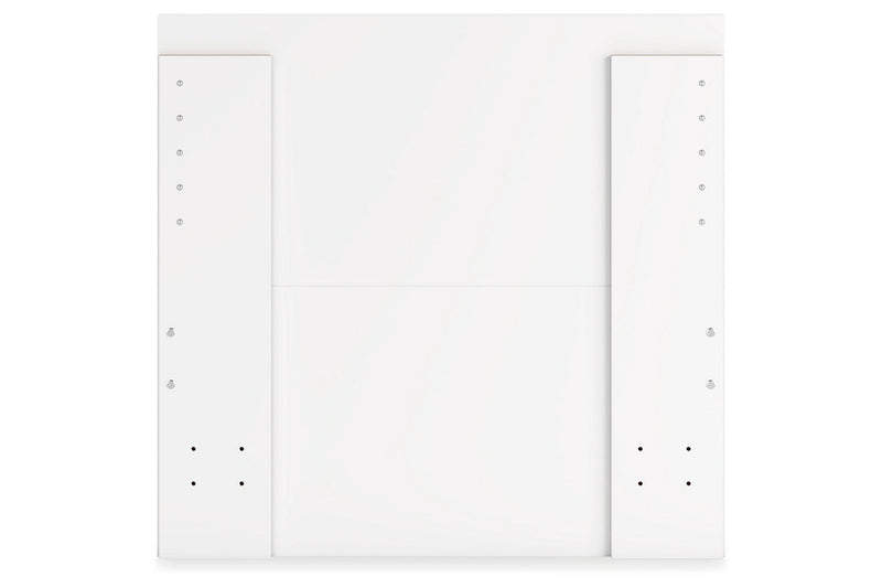Onita White Twin Panel Platform Bed -  Ashley - DMV Furniture