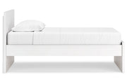 Onita White Twin Panel Platform Bed -  Ashley - DMV Furniture