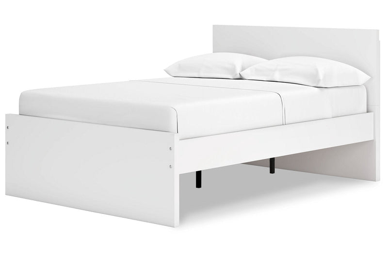 Onita White Full Panel Platform Bed -  Ashley - DMV Furniture