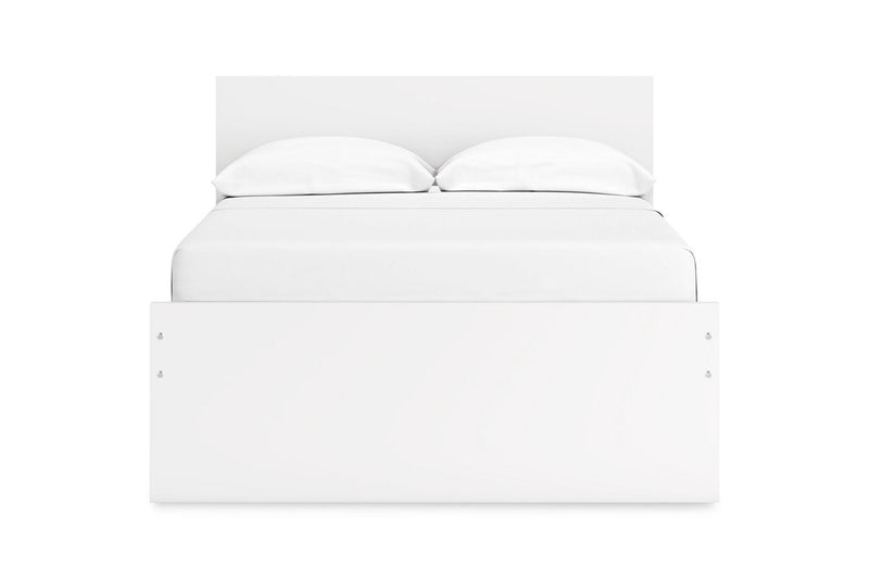 Onita White Full Panel Platform Bed -  Ashley - DMV Furniture