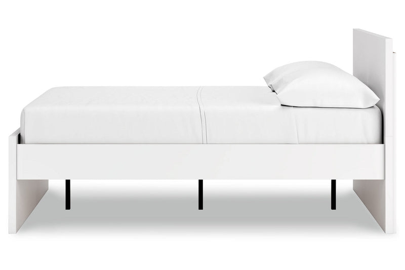 Onita White Full Panel Platform Bed -  Ashley - DMV Furniture