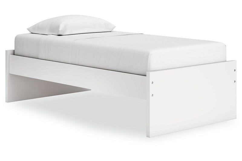 Onita White Twin Platform Bed from Ashley - DMV Furniture