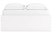 Onita White Queen Platform Bed with 2 Side Storage from Ashley - DMV Furniture