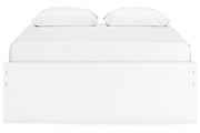 Onita White Queen Platform Bed with 2 Side Storage from Ashley - DMV Furniture