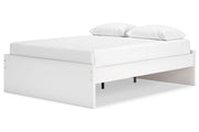 Onita White Queen Platform Bed from Ashley - DMV Furniture