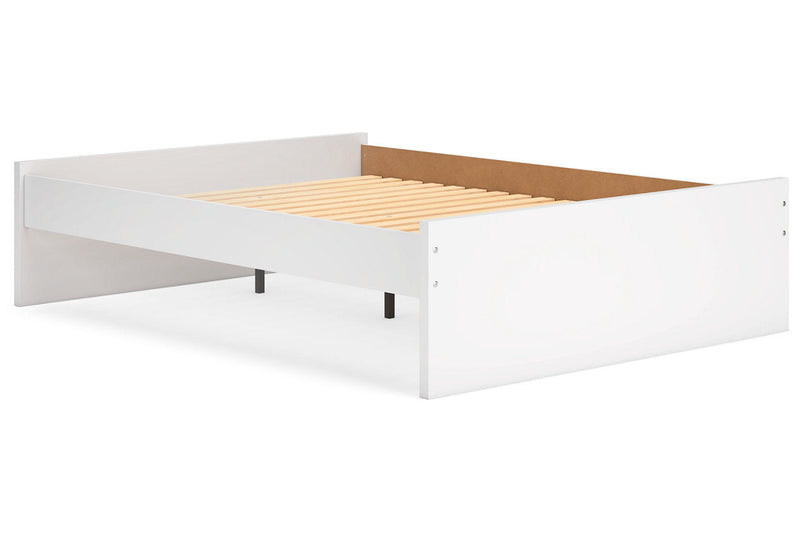 Onita White Queen Platform Bed from Ashley - DMV Furniture