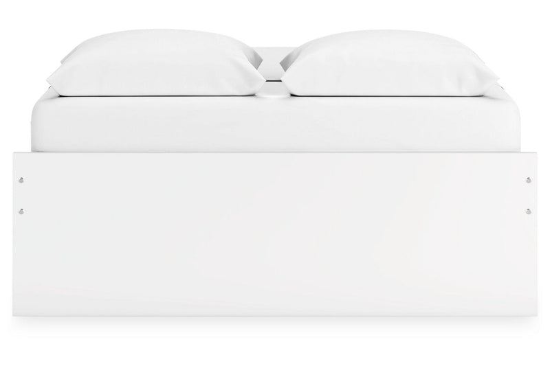 Onita White Queen Platform Bed from Ashley - DMV Furniture