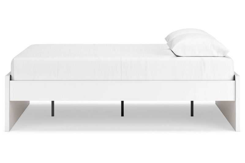 Onita White Queen Platform Bed from Ashley - DMV Furniture
